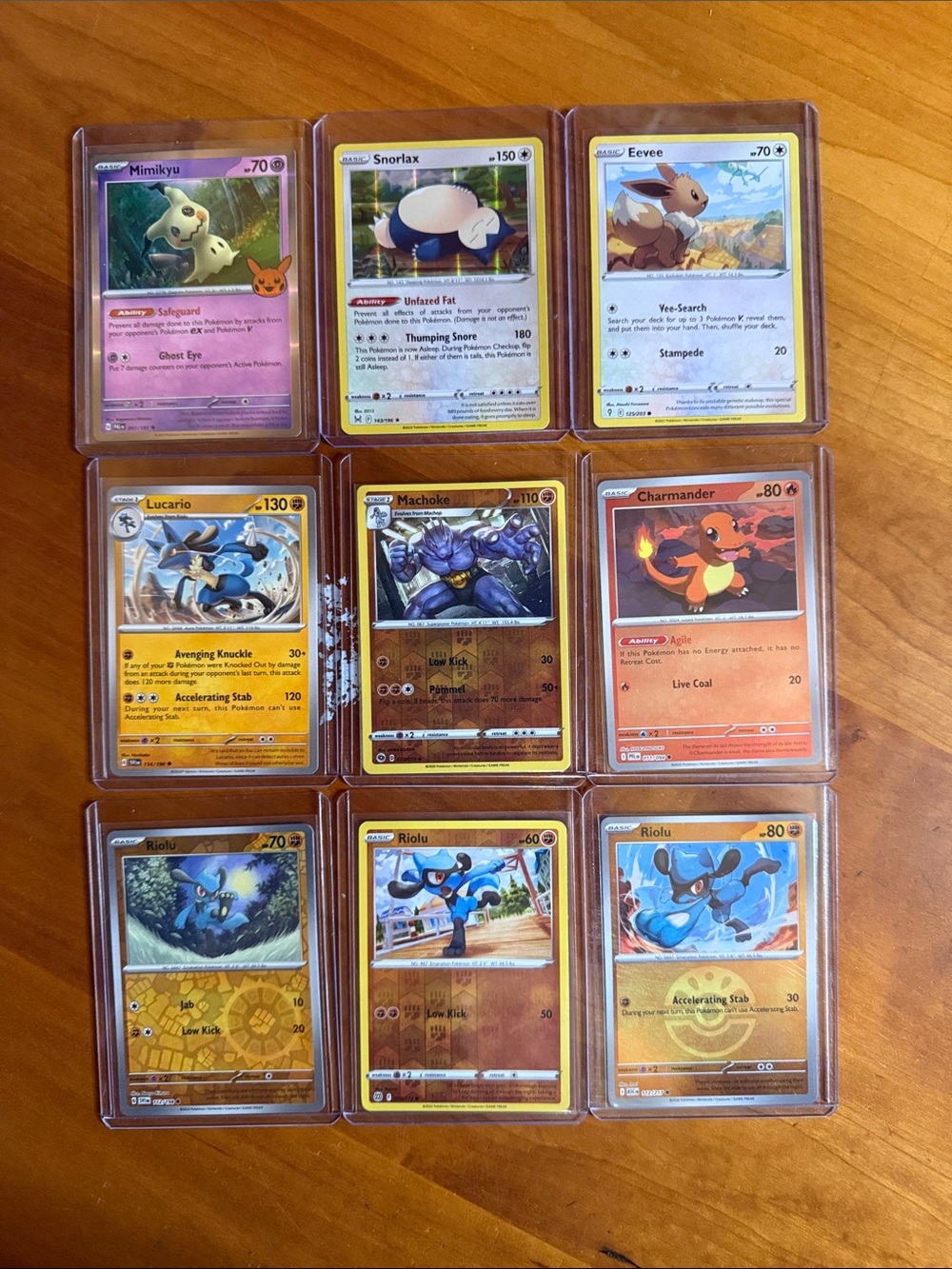 Pokemon Assorted Holo & Reverse Holo Card Lot - Yellow, Blue, Red, Pink